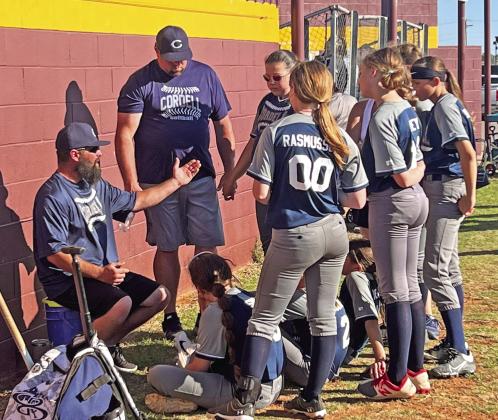 Coaches Nathan Larsen and Buddy Holman recaps the games and prepare the girls for the next one
