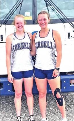 Blue Devil track girls are a winning team with two state qualifiers