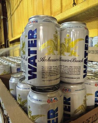 Cloud Chief Fire Department Receives Emergency Drinking Water Donation from Anheuser-Busch to Support Wildfire Response Efforts