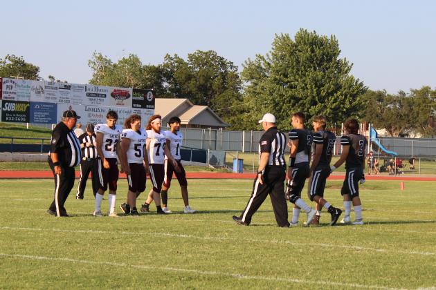 Cordell Blue Devils fall to Sayre Eagles in football season opener
