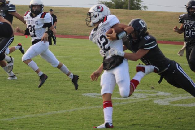 Cordell Blue Devils score a win against Rush Springs