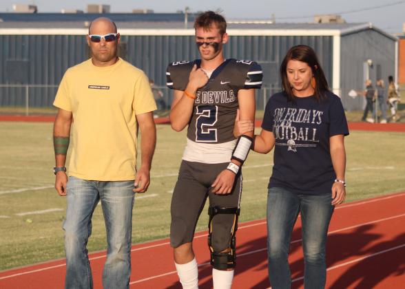 Senior Kade Walker, son of Shaun Walker &amp; Sundy Walker