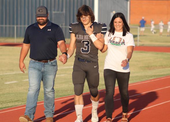 Senior Blaine Larsen, son of Chris Larsen &amp; Haley Shelburne