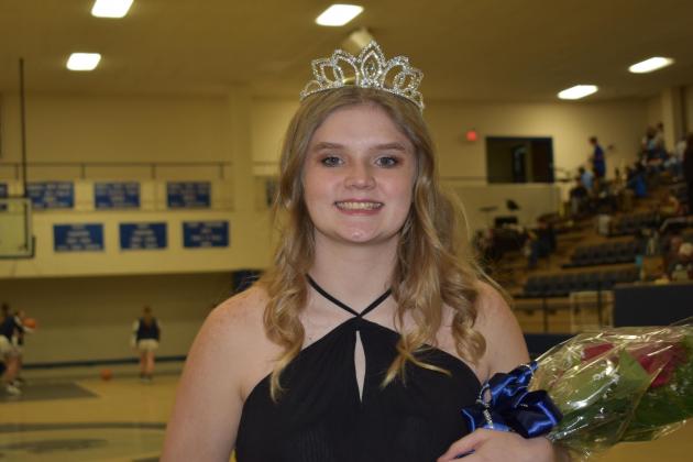Crowned Homecoming Queen Allee Brock