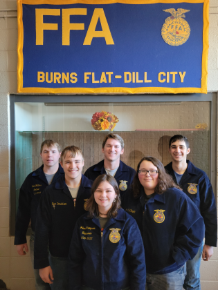 Burns Flat-Dill City FFA Officers