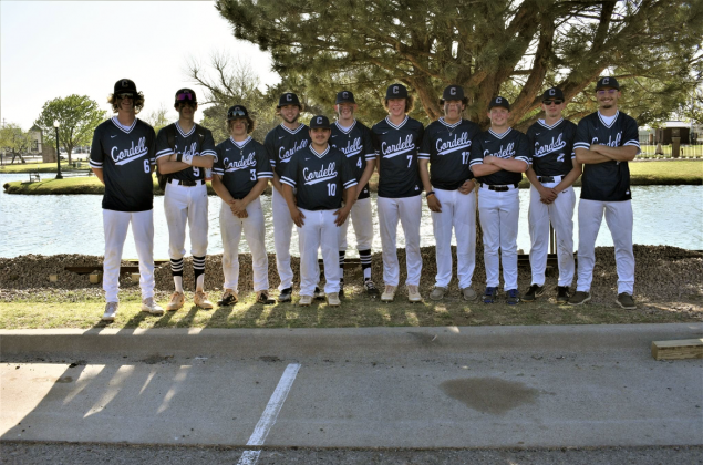 Cordell High School Baseball Team, Contributed phot by Coach Bobby Blackburn