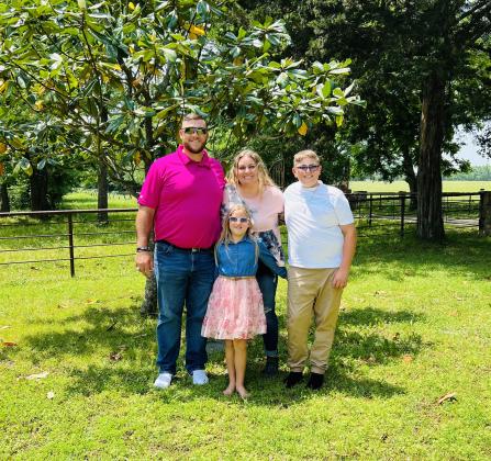 Coach Gilmore with his family