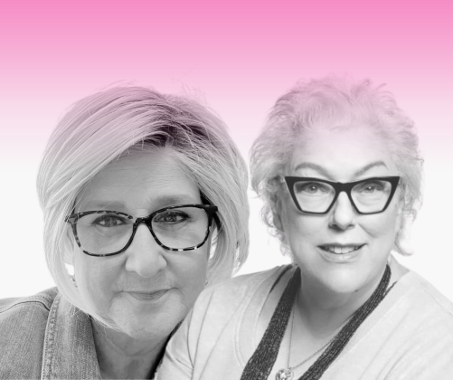 Kellie Pearson and Gail Wilcox