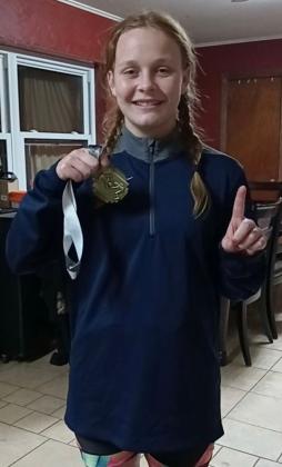 Baylor Moore 1st Place Western Conference Tournament Girls Division. Photo by Leigh Campbell
