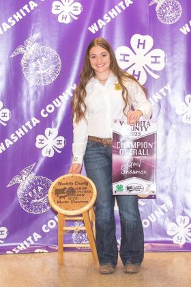 2023 Master Showman Madison Church. Photo by Taylor Trennepohl Double T Photography