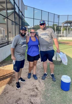 12UCoaches: Nathan Larsen, Rachel Ray, Buddy Holman. Photo by Rachel Ray