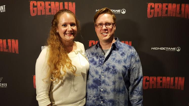 Heidi (Self) Hoyt and Chris Hoyt at the screening of Gremlin