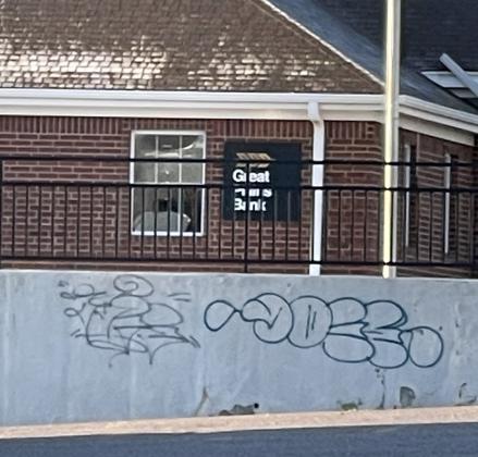 Several buildings around Lee Park sustained damage after unknown vandals struck