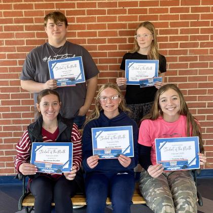 STUDENTS OF THE MONTH