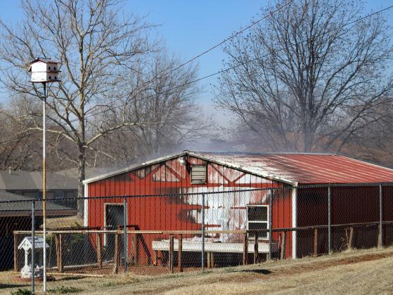Structure fire - Cordell, OK