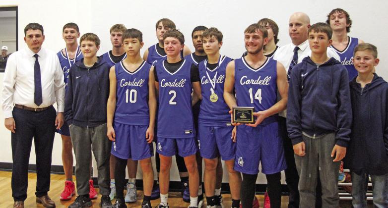 Cordell basketball teams take second place at CBA tourney