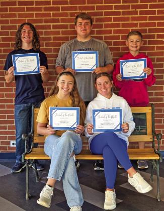 STUDENTS OF THE MONTH