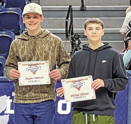 Raygan Wehunt, Michaek Hileman - Photo courtesy of Coach JJ Williams