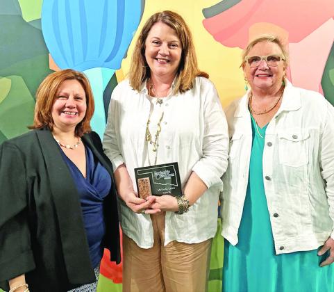 Cordell Memorial Hospital’s CEO/CNO Melinda Laird (center) recently completed an intensive nine- month program designed to help participants become better leaders in order to create a better Oklahoma. CONTRIBUTED PHOTO