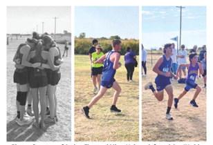 Photos Courtesy of Amber Flatt and Misty Holman left to right: JH girts circle up for prayer, Easton Wall. Jaxon Jones.