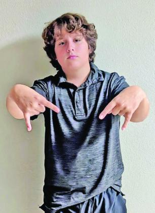 Middle School College Football Team Corbin Harbin