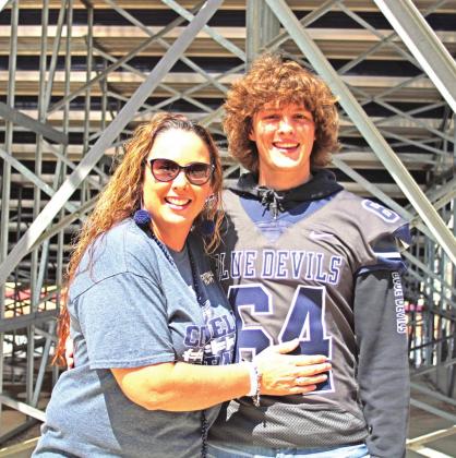 ABOVE: Cameron Cochran and Mom April Cochran CONTRIBUTED PHOTOS