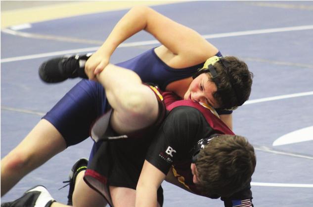 Cordell Wrestlers Wrap Regular Season Against Clinton