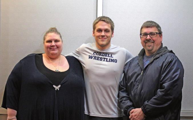 CORDELL HIGH SCHOOL SENIOR WRESTLING NIGHT