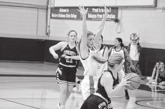 Lady Devils Fall to Luther, Mangum At Tri-County Tourney