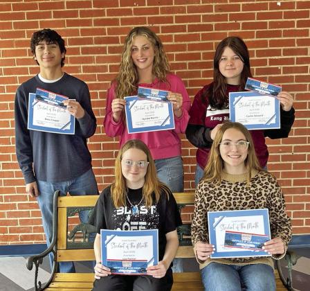 STUDENTS OF THE MONTH