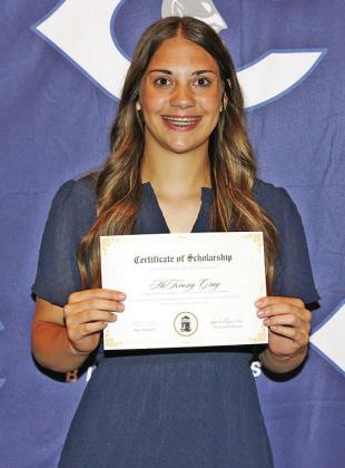 McKinsey Gray is Cordell Beacon Scholarship Winner