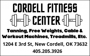 Cordell Fitness Center - ph. 405.205.3926