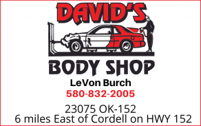 David's Body Shop - ph. 580.832.2005