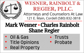 Wesner, Rainbolt, & Regier, PLLC - ph. 580.832.3818