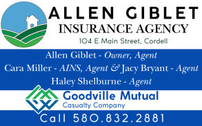 Allen Giblet Insurance Agency - ph. 580.832.2881