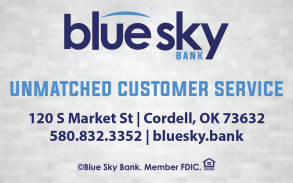 Blue Sky Bank, Cordell