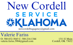 New Cordell Service Oklahoma