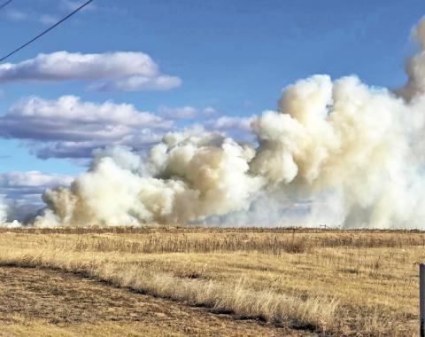 Dry, windy conditions create extreme fire hazard for Washita County