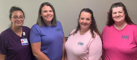 Desaree Tapia, Sara Jo Wilhelm, Amber Stultz, Michelle Edwards