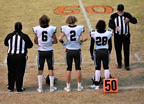JD Maddox, Jordan Wood, Aiden Middendorff. Photo by Charlinda Ogle
