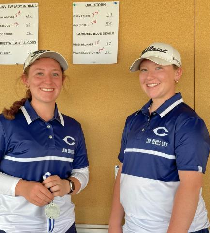 (L to R) Mackinlee Brunker, Mylee Brunker
