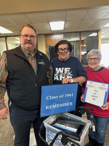 Landon Jones, Robetha Farris, and Janice (Wedel) Coon