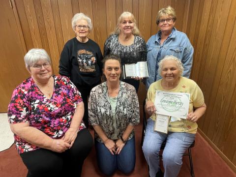 Washita County OHCE Association presents awards