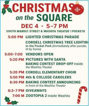 ‘Vintage Christmas on the Square’ event set for December 4th