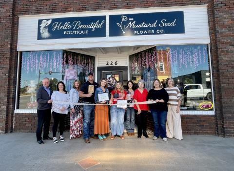 Hello Beautiful and Mustard Seed Flower Co. Photo courtesy of Brooklynn Peek