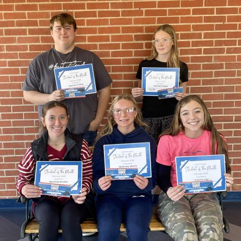 STUDENTS OF THE MONTH