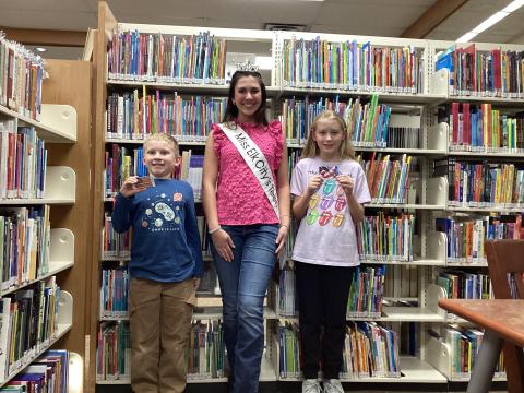 Miss Teen Washita County/Miss Elk City’s Teen Bailey Gossen creates reading challenge with WPLS