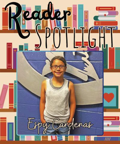 Reading her way to the top! Cordell Elementary third grader Espy Cardenas racked up an impressive 203.8 Accelerated Reader points in Mrs. Feltman’s class, proving that one great book can lead to many more.