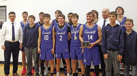 Cordell basketball teams take second place at CBA tourney