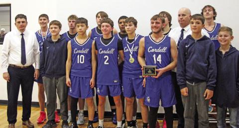 Cordell basketball teams take second place at CBA tourney